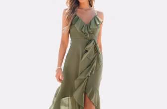 The Ultimate Wedding Guest Dress: Why This Olive Green Chiffon Midi is Stealing the Spotlight